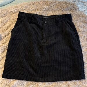 Banana Republic Black Corduroy Mini Skirt